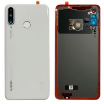 Galinis dangtelis Huawei P30 Lite/P30 Lite New Edition 2020 Pearl White 48MP originalus (naudotas, Grade B)