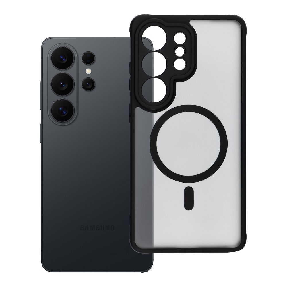 Чехол для Samsung S26 ULTRA Full Matte Mag Cover совместимый с MagSafe чёрный