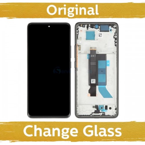 LCD ekranas Xiaomi Redmi Note 14 Pro+ 5G su rėmeliu / Midnight Black / (Renewed: China)