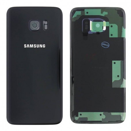 Galinis dangtelis Samsung G935F S7 Edge juodas originalus (naudotas, Grade B)