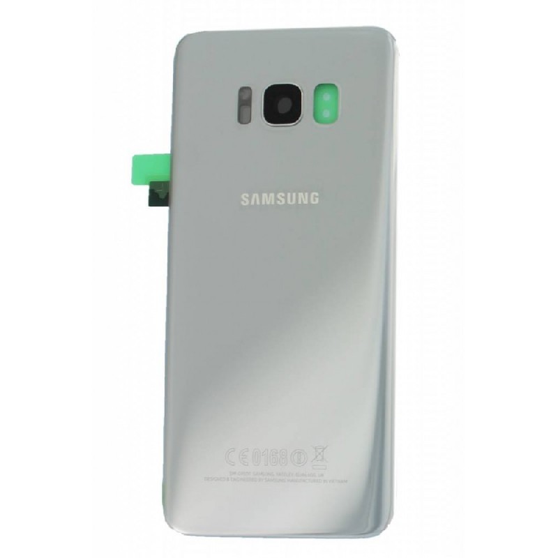 Задняя крышка для Samsung G950F S8 Arctic Silver оригинал (б/у Grade A)