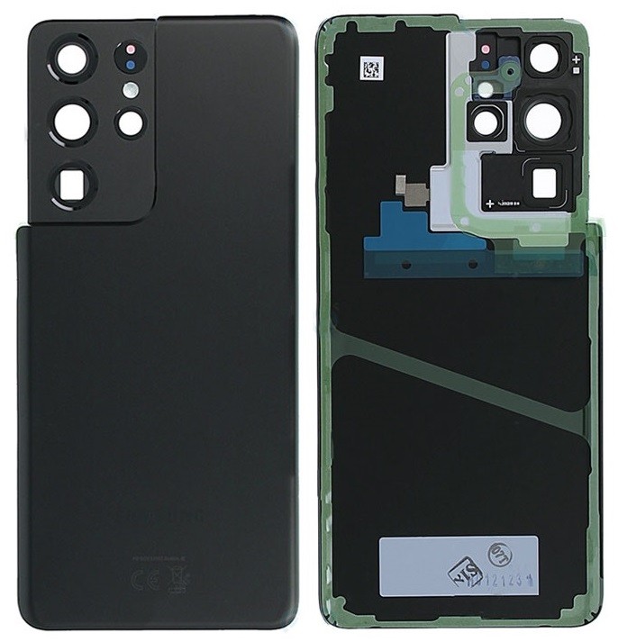 Back cover for Samsung G998 S21 Ultra 5G Phantom Black original (used Grade B)