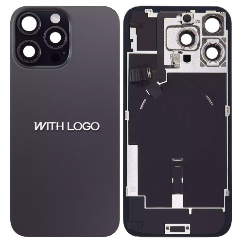 Galinis dangtelis iPhone 16 Pro Max / Black Titanium / (visos dalys) / OEM