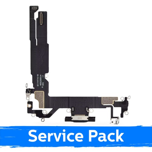 Разъём зарядки совместимый с Apple iPhone 16 с шлейфом / зелёный / (Service Pack)