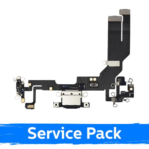 Įkrovimo lizdas skirtas Apple iPhone 16e su flex / baltas / (Service Pack)