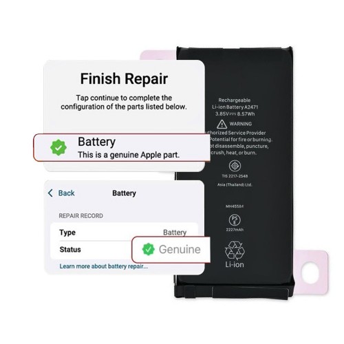 Baterija suderinama su iPhone 12 Mini / savidiagnostika / nustatymai: originali
