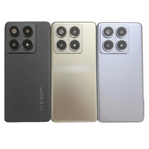 Galinis dangtelis suderinamas su Xiaomi 14T Titan juodas (su kameros objektyvu) OEM