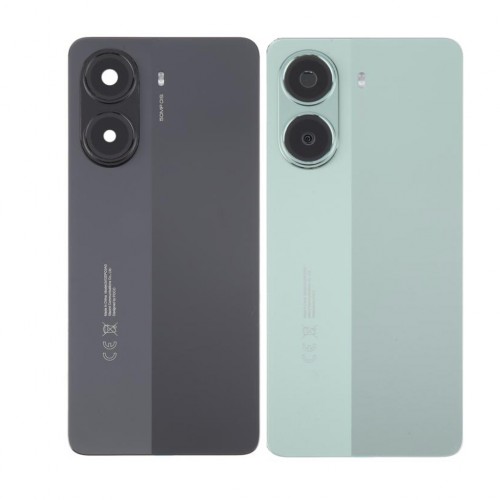 Back Cover Compatible With Xiaomi Poco X7 Pro 5G / Black / (with camera lens) OEM