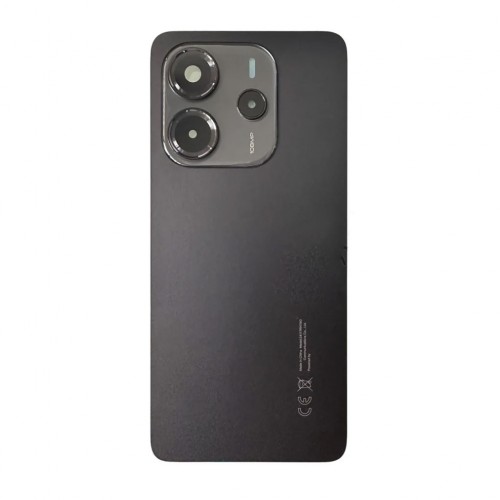 Задняя крышка для Xiaomi Redmi Note 14 4G — чёрный (с линзой камеры) OEM