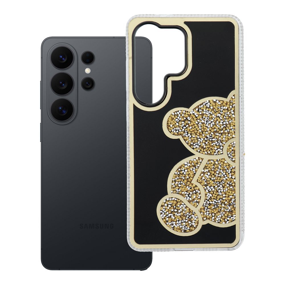 Чехол для Samsung S26 ULTRA Teddy Bear золотой