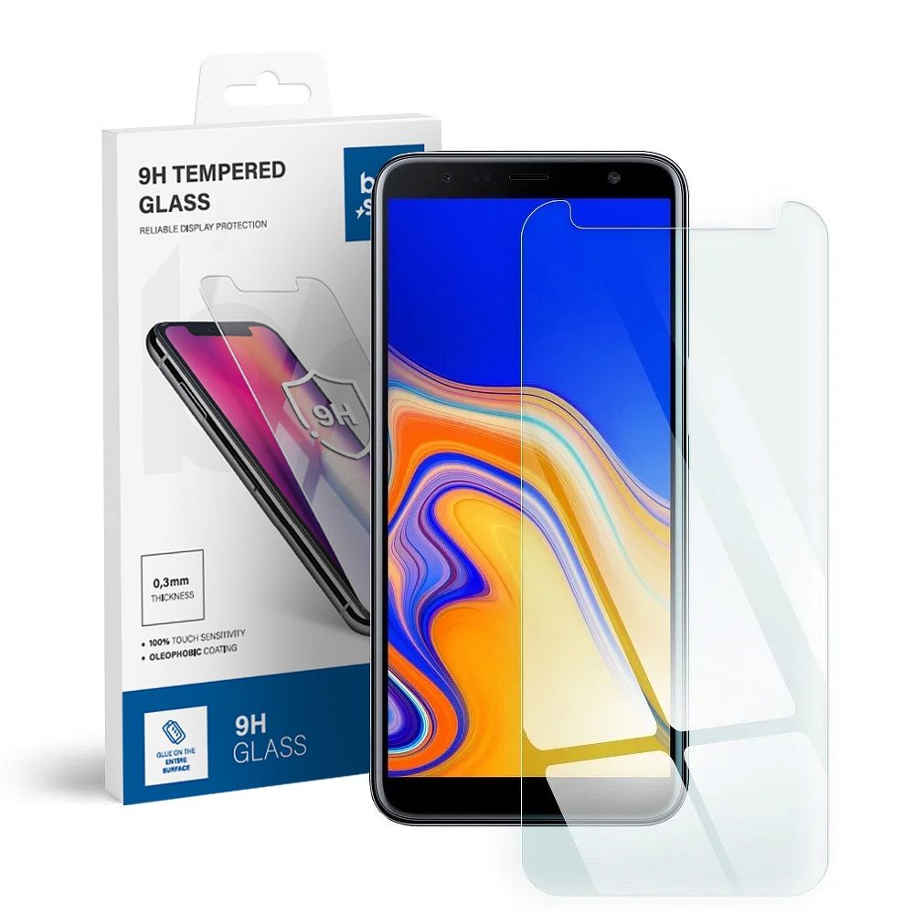 Закалённое стекло для Samsung Galaxy J6 PLUS Blue Star