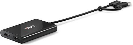 Adapteris USB-C į HDMI dvigubas CSV-1475 Club3D