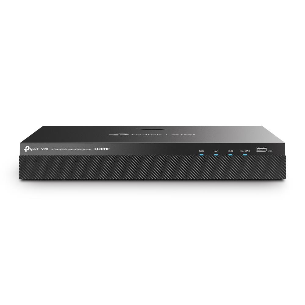 TP-Link tinklo vaizdo įrašytuvas 16 kanalų PoE+ VIGI NVR2016H-16MP