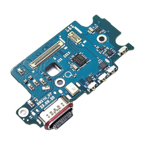 Įkrovimo jungtis suderinama su Samsung S921 S24 su šleifu / plata OEM