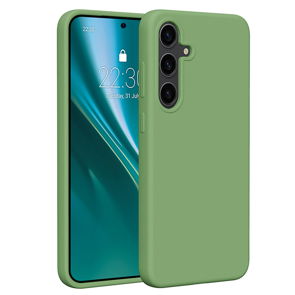 Etteri Silicone чехол Samsung Galaxy S24 Plus светло-зеленый