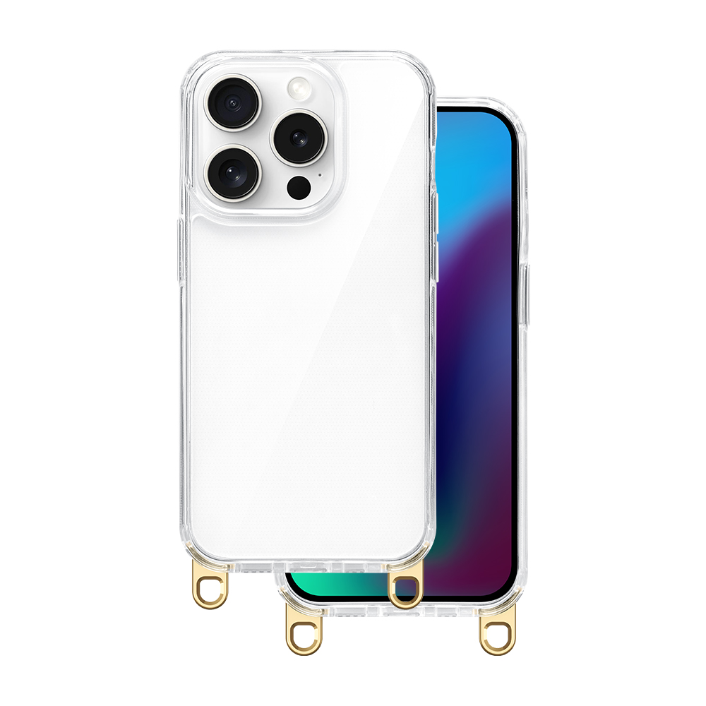 Dėklas telefonui iPhone 15 6,1" auksinis