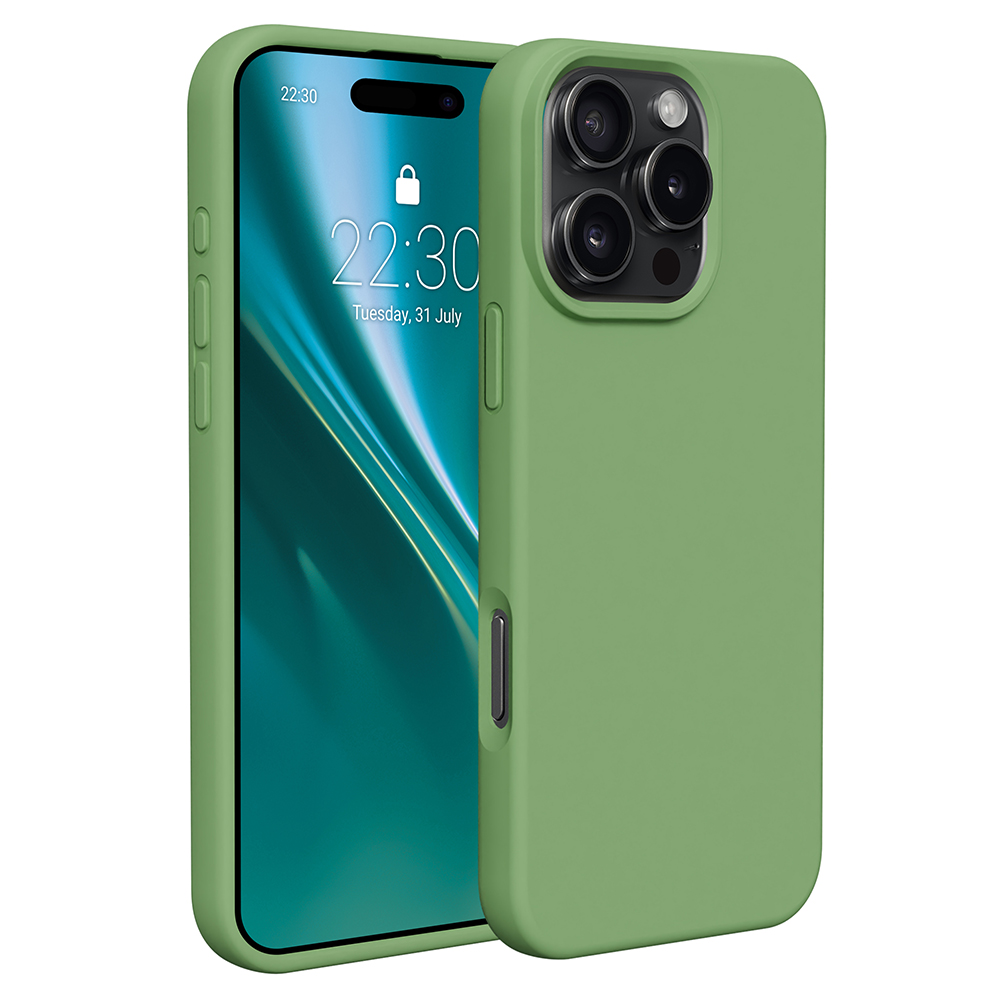 "Etteri" silikoninis dėklas "iPhone 16 Pro Max" 6,9" šviesiai žalias