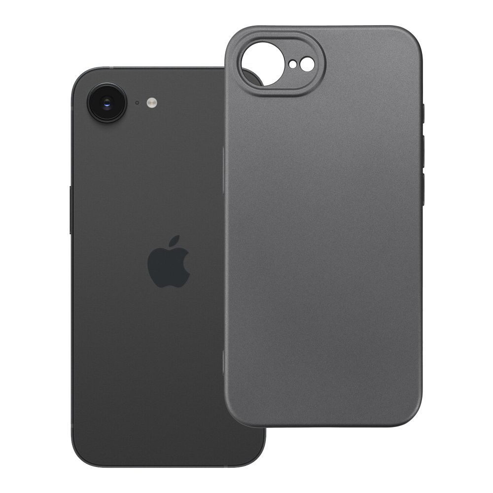 METALLIC dėklas telefonui IPHONE 16e (SE 4 2025) pilkas