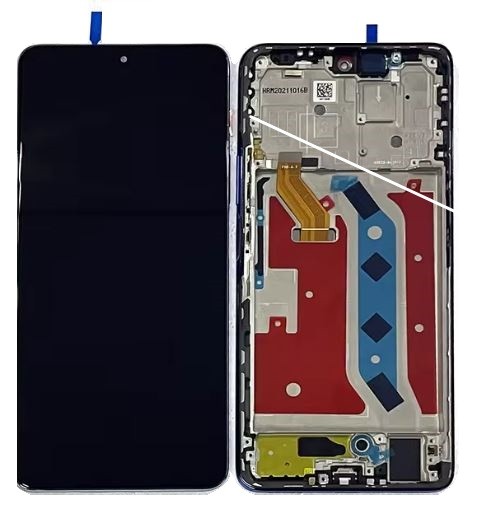 LCD ekranas Huawei Honor Magic4 Lite 5G/Honor X9 5G/X30 5G su jutikliniu ekranu su rėmeliu juodas ORG