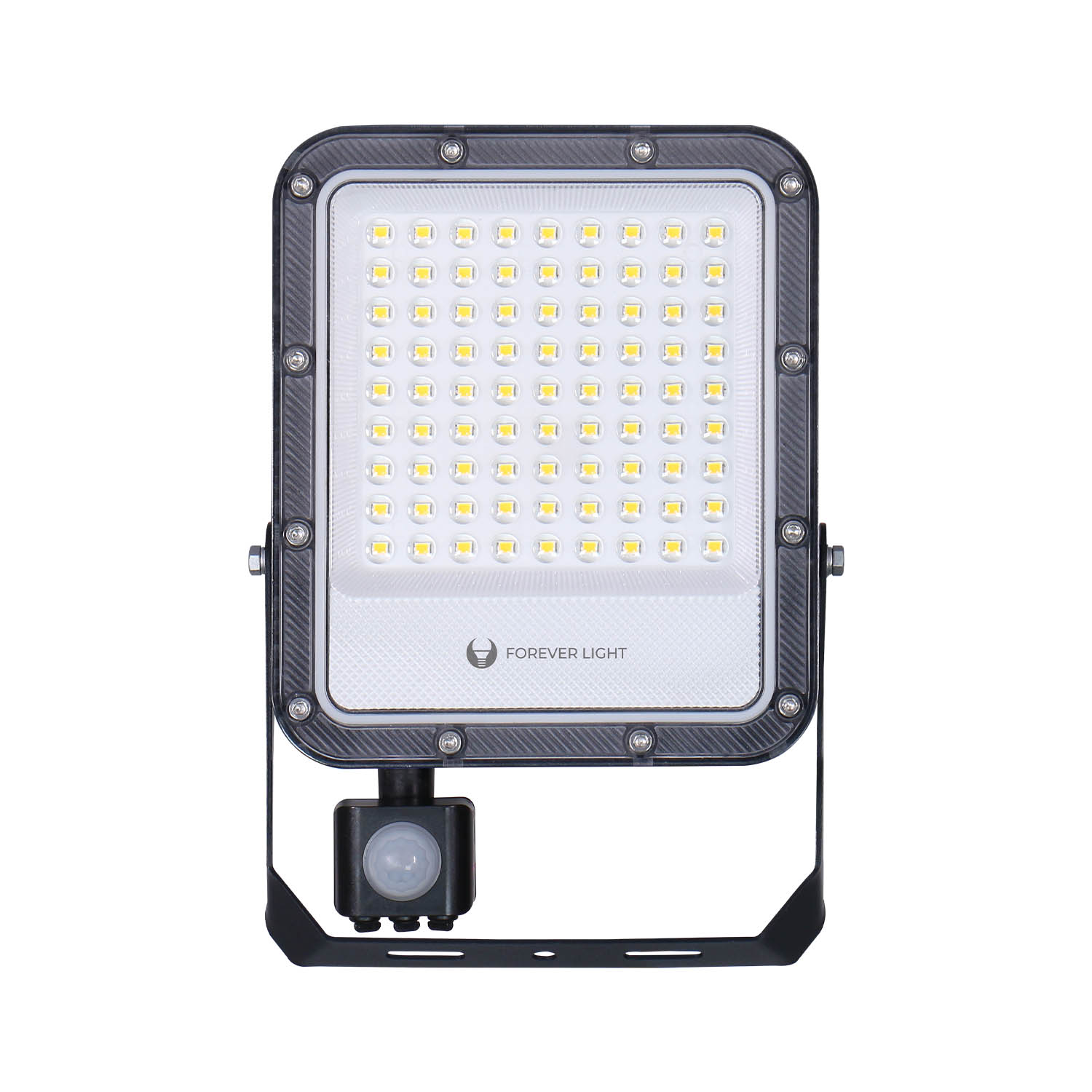 LED prožektorius PROXIM+ 50W 6500K 7500lm PIR 230V IP65 Forever Light 150lm/W, 5 metų garantija
