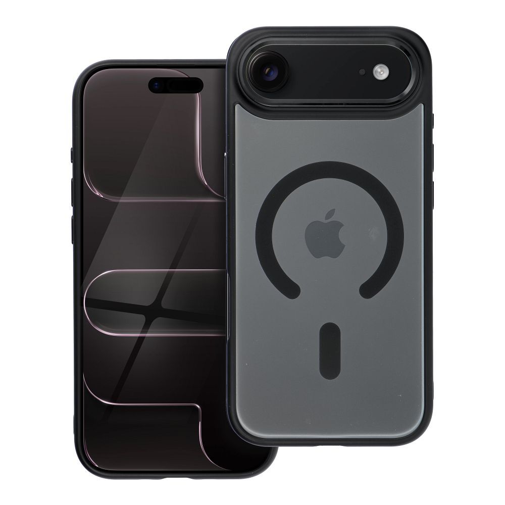 Чехол для iPhone 17 AIR Matte Mag Cover совместимый с MagSafe чёрный
