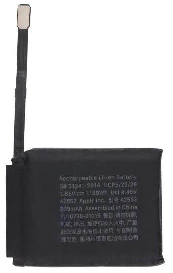 Аккумулятор ORG для Watch Series 7 45mm 309mAh A2552