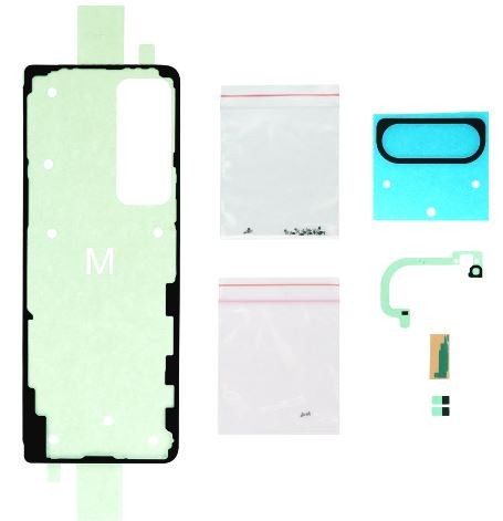 Lipdukų rinkinys galiniam dangteliui Samsung F946 Z Fold5 5G originalus (techninės priežiūros paketas)