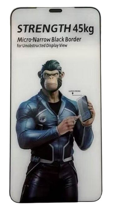 Ekrano apsauginis stiklas "Strength Gorilla Micro-border" Apple iPhone 16e/iPhone 17e bulk