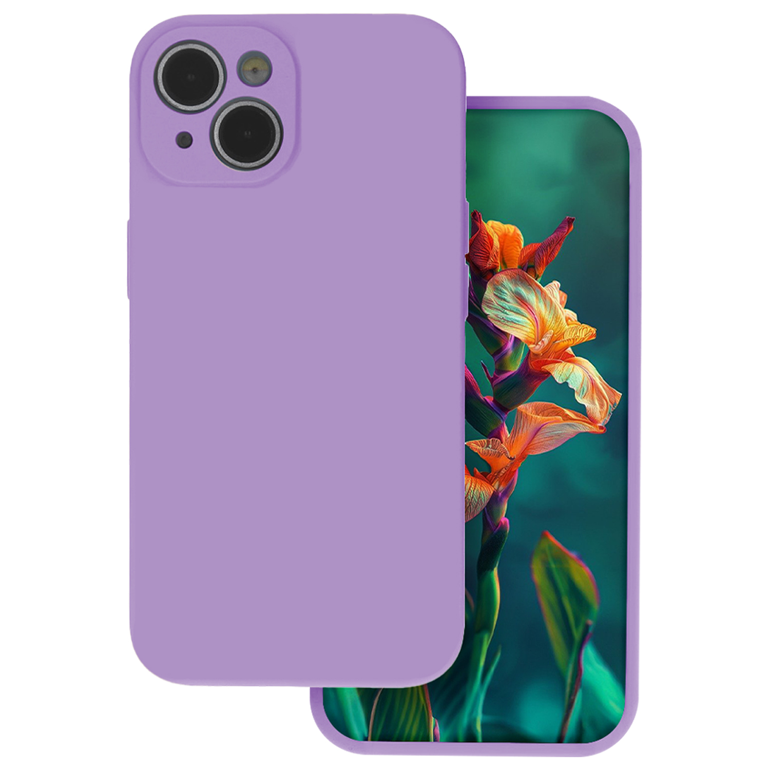 Silicon dėklas for iPhone 17 Air 6,6" levandinis