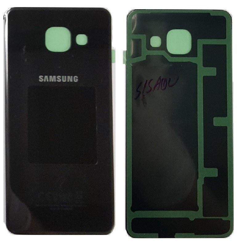 Задняя крышка для Samsung A310 A3 2016 чёрный оригинал (сервисный пак)
