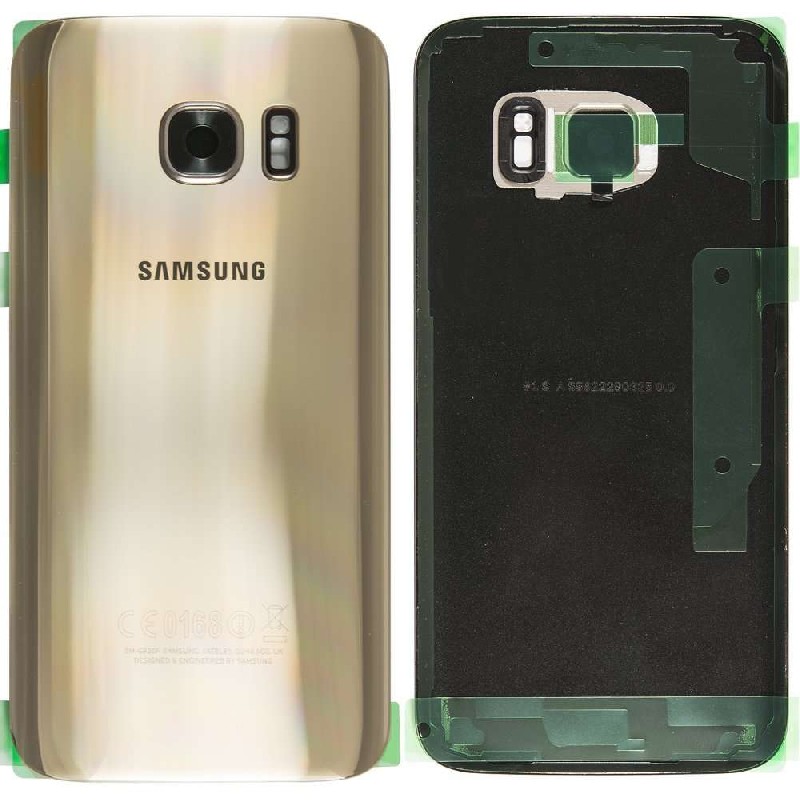 Galinis dangtelis Samsung G935F S7 Edge Gold originalus (naudotas, Grade C)