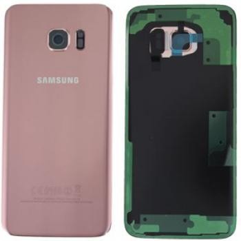 Задняя крышка для Samsung G935F S7 Edge розовый оригинал (сервисный пак)