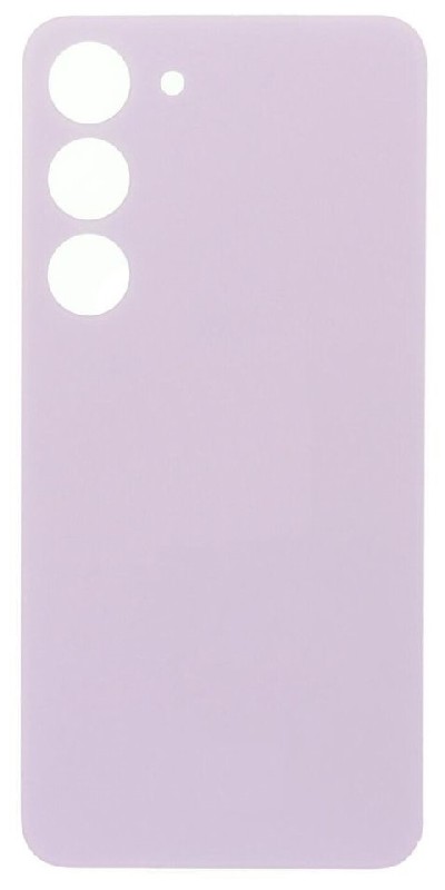 Задняя крышка для Samsung S911 S23 Lavender (без линзы камеры) оригинал (б/у Grade C)