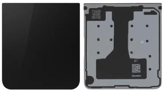 Back down cover for Samsung F766 Z Flip 7 Jet Black original (used Grade A)