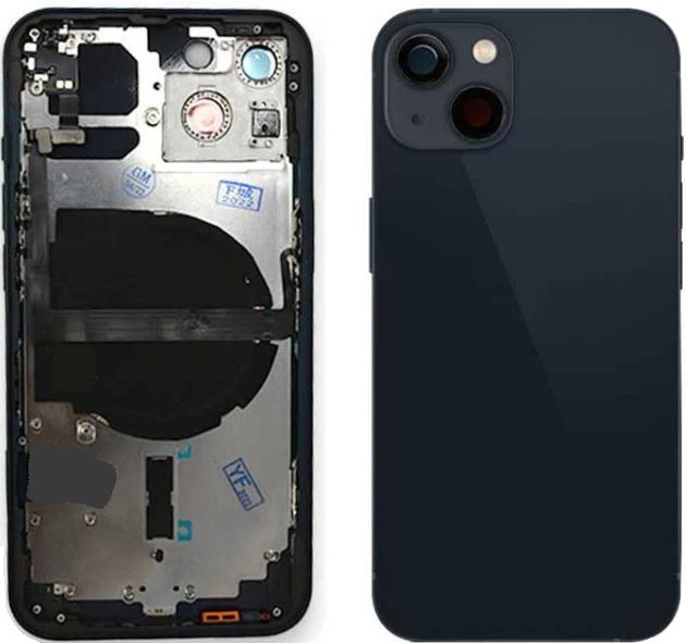 Задняя крышка iPhone 13 Midnight с NFC оригинальная (б/у класс B)