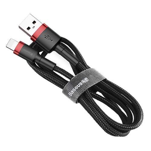 Baseus Cafule USB Lightning кабель 1,5A 2 м (чёрный+красный)