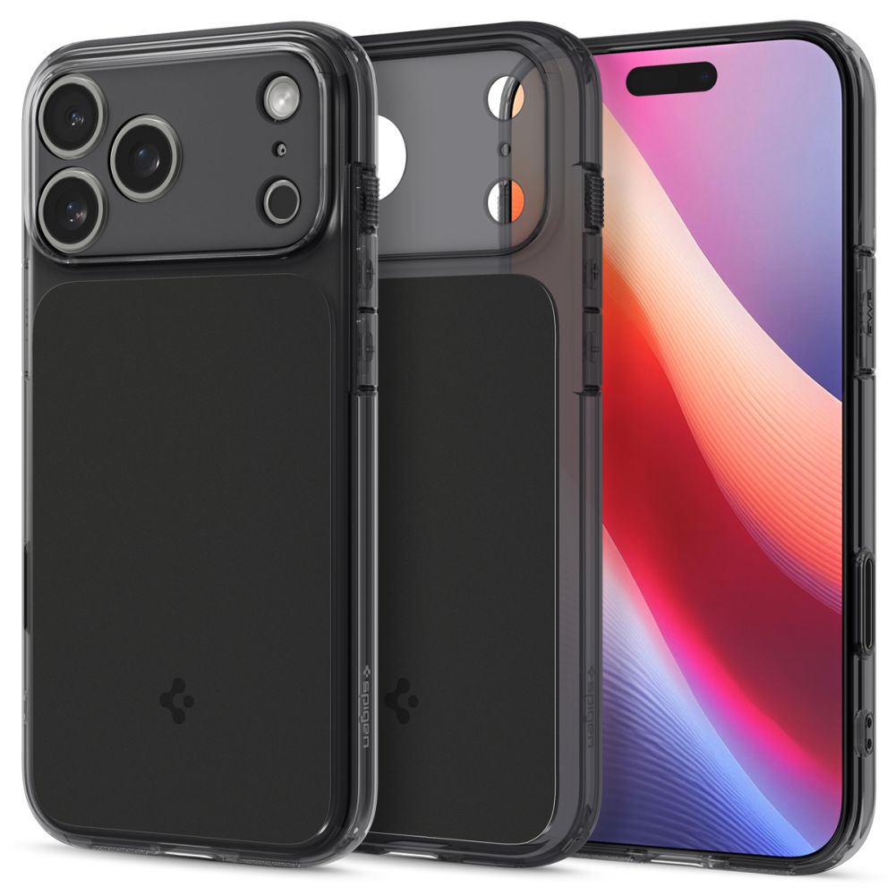 Spigen Ultra Hybrid "T" Magnetinis dėklas telefonui iPhone 17 Pro Max - Matinis juodas
