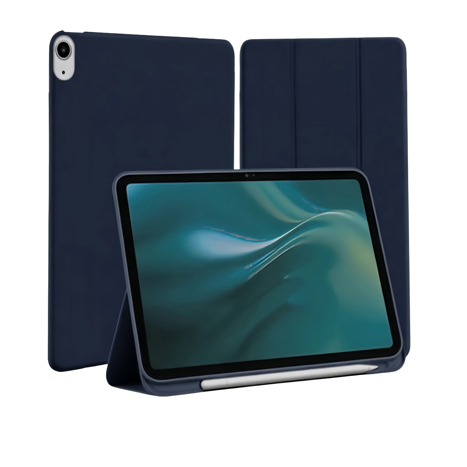 Etteri dėklas Apple iPad Air 10.9' tamsiai mėlynas