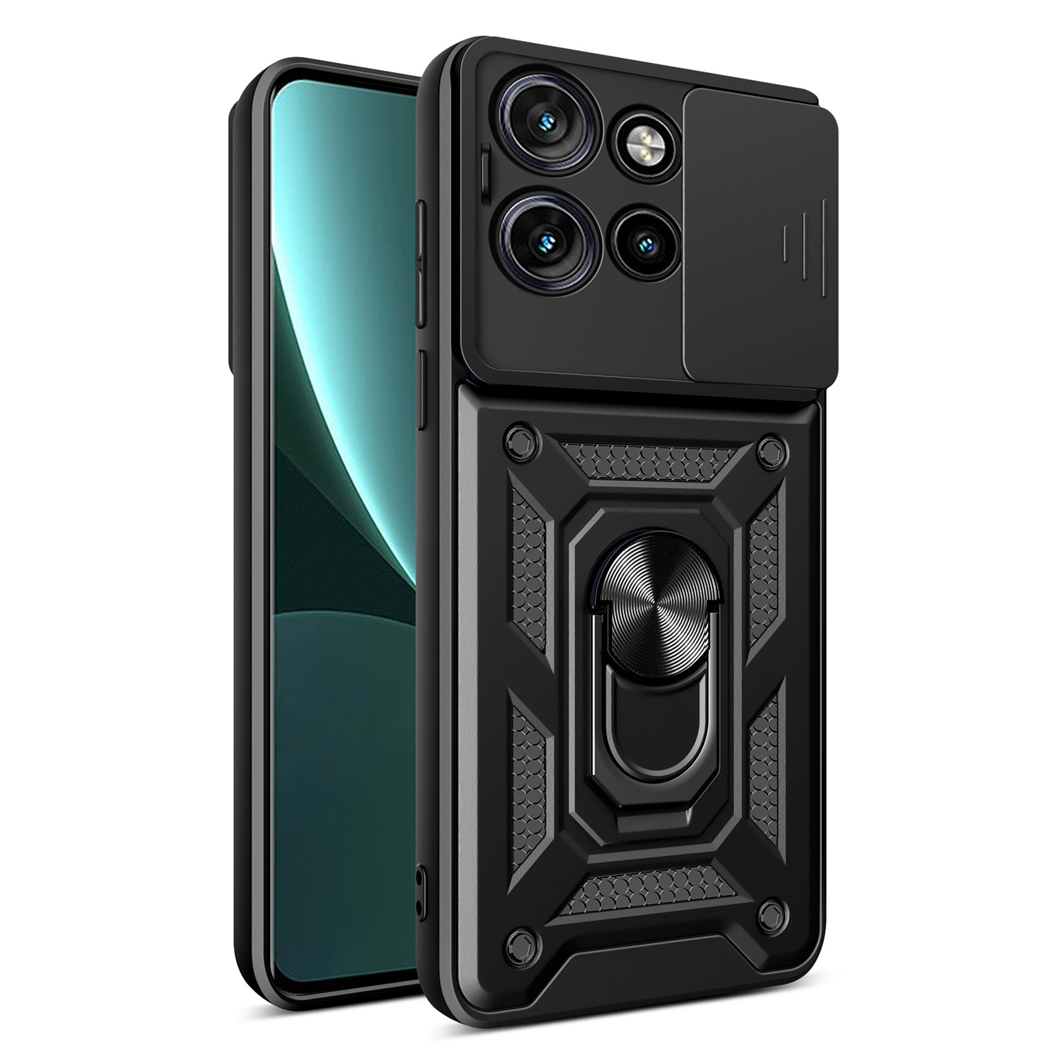 Defender Slide чехол Motorola Edge 50 Neo / Edge 60 Neo / ThinkPhone 25 черный