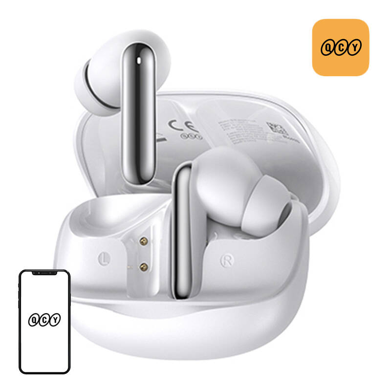 TWS QCY MeloBuds HT12 Ausinės (baltos)