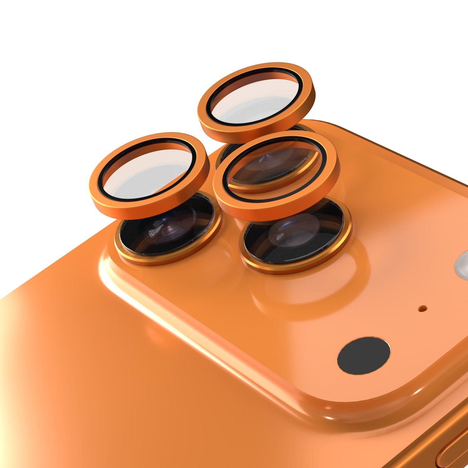 Etteri camera lens protector iPhone 17 Pro / 17 Pro Max oranžinis