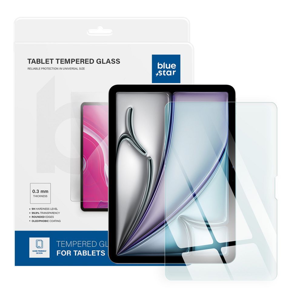 Apsauginis stiklas mėlynas - APP iPad Air 11" (2024)