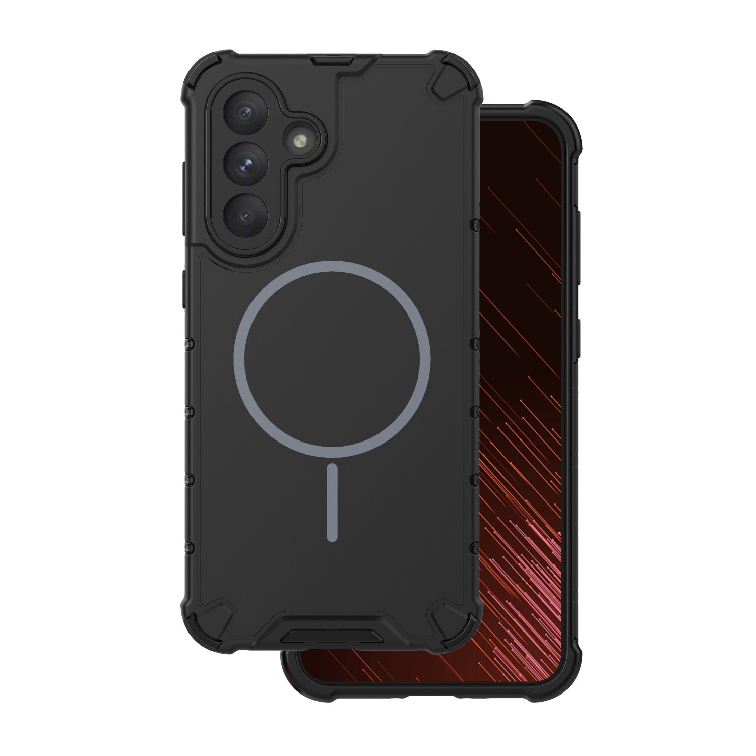 Defender 2in1 Mag dėklas for Samsung Galaxy S26 Plus juodas