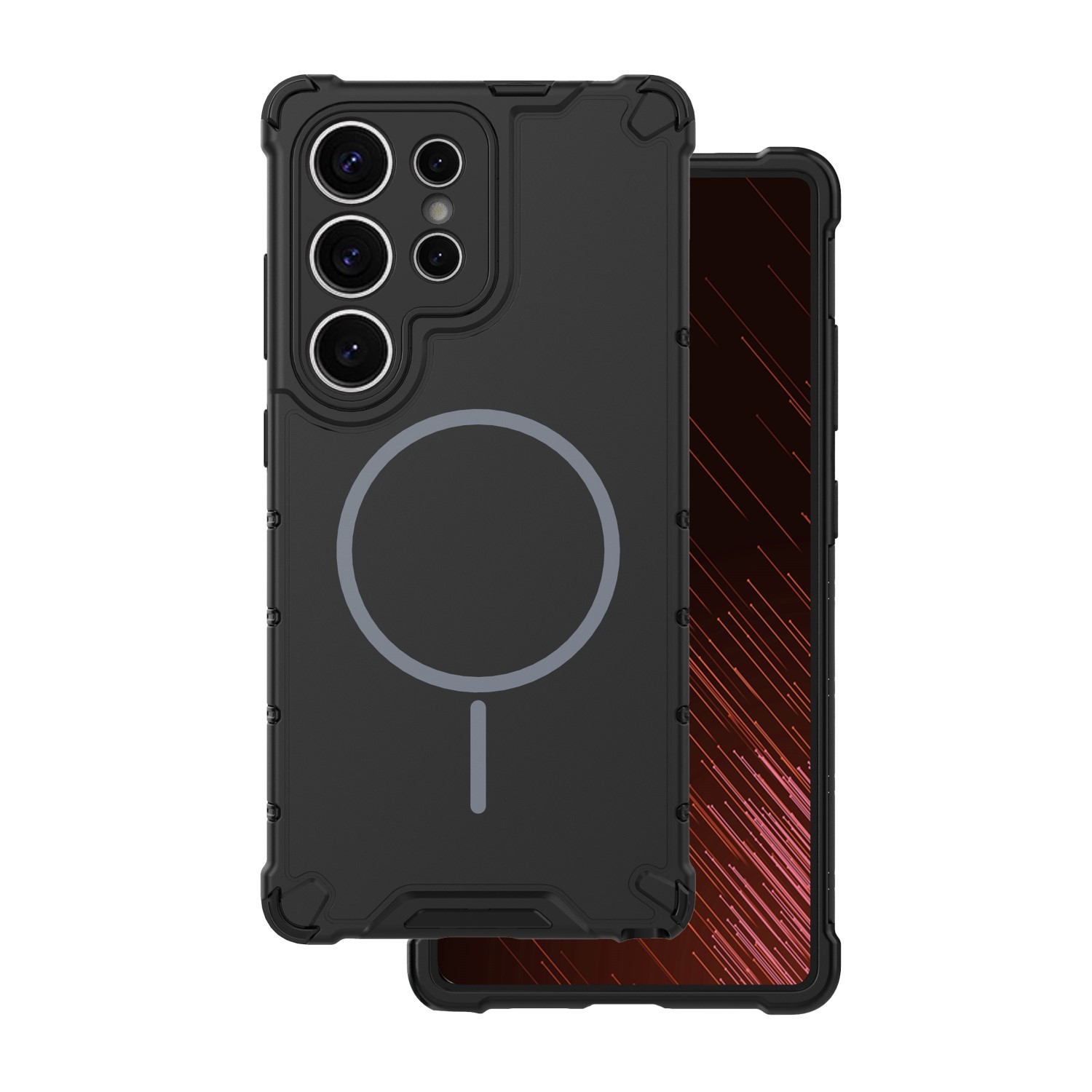 Чехол Defender 2in1 Mag для Samsung Galaxy S26 Ultra чёрный