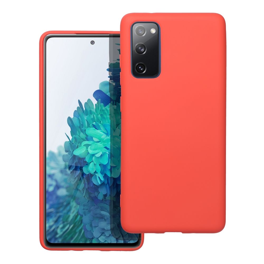 Чехол для Samsung S20 FE / S20 FE 5G силиконовый персиковый