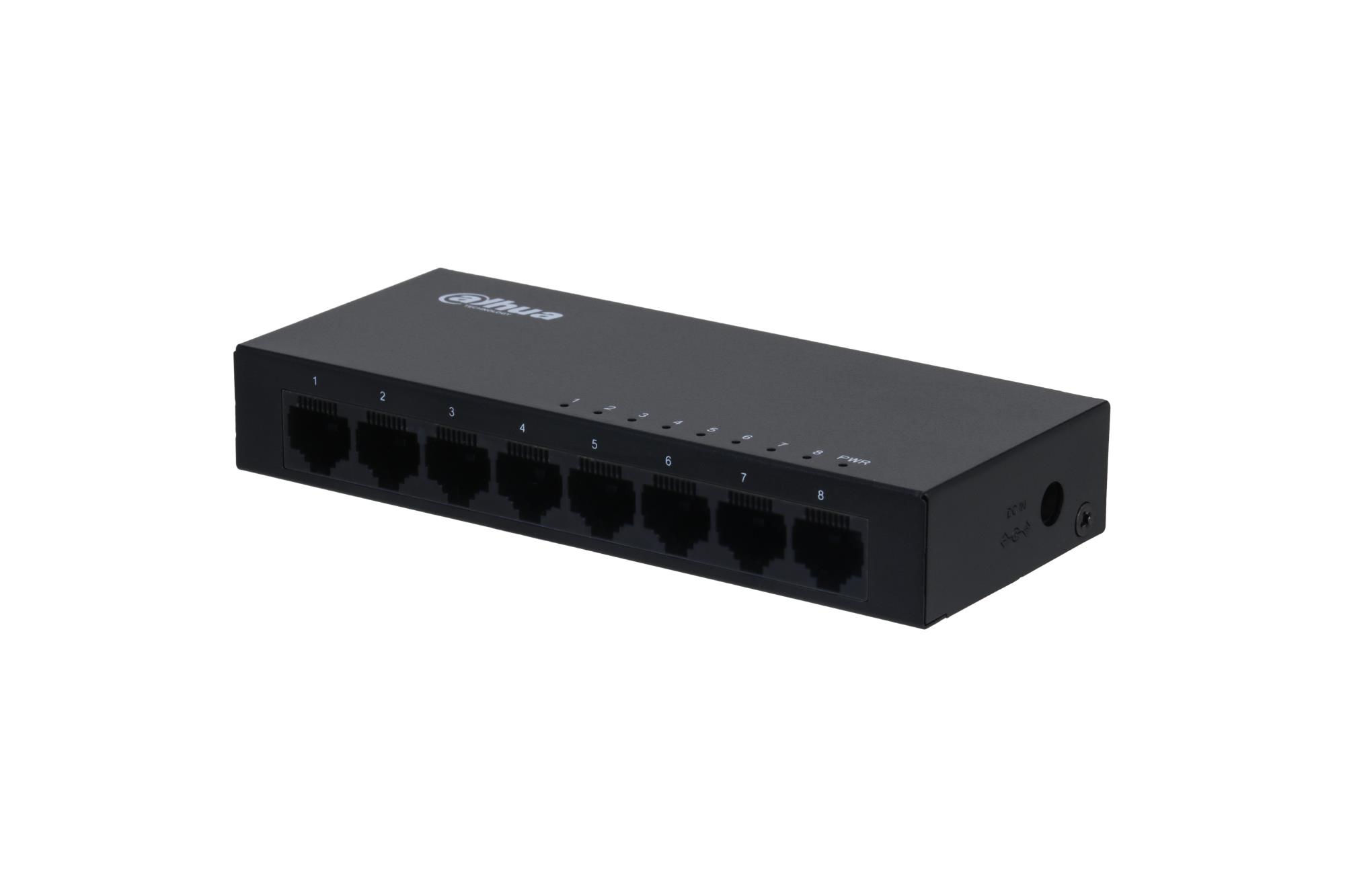 Dahua PFS3008-8GT-V2 komutatorius, L2, 8x Gigabit