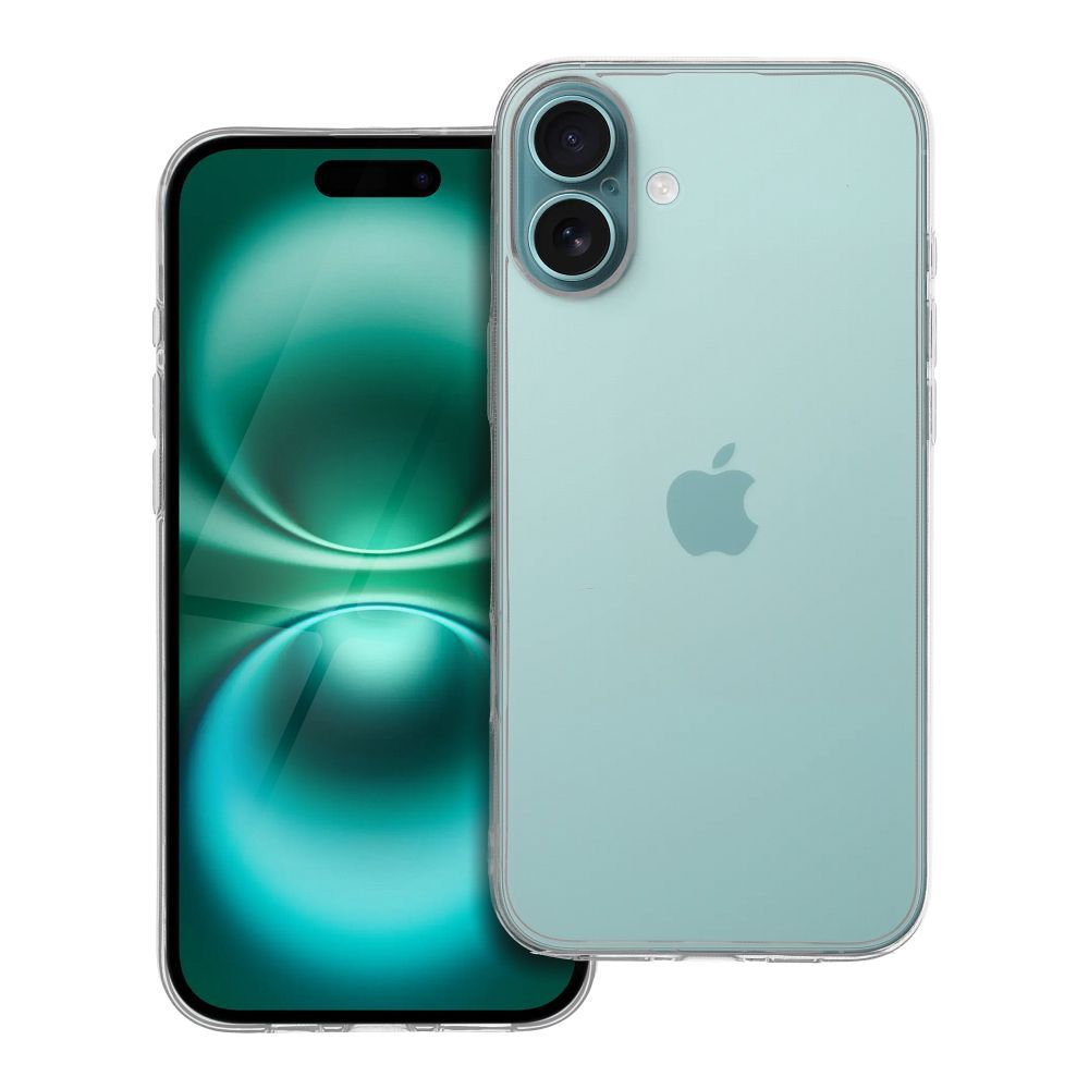Чехол для iPhone 16 PLUS, прозрачный 2 мм (защита камеры)