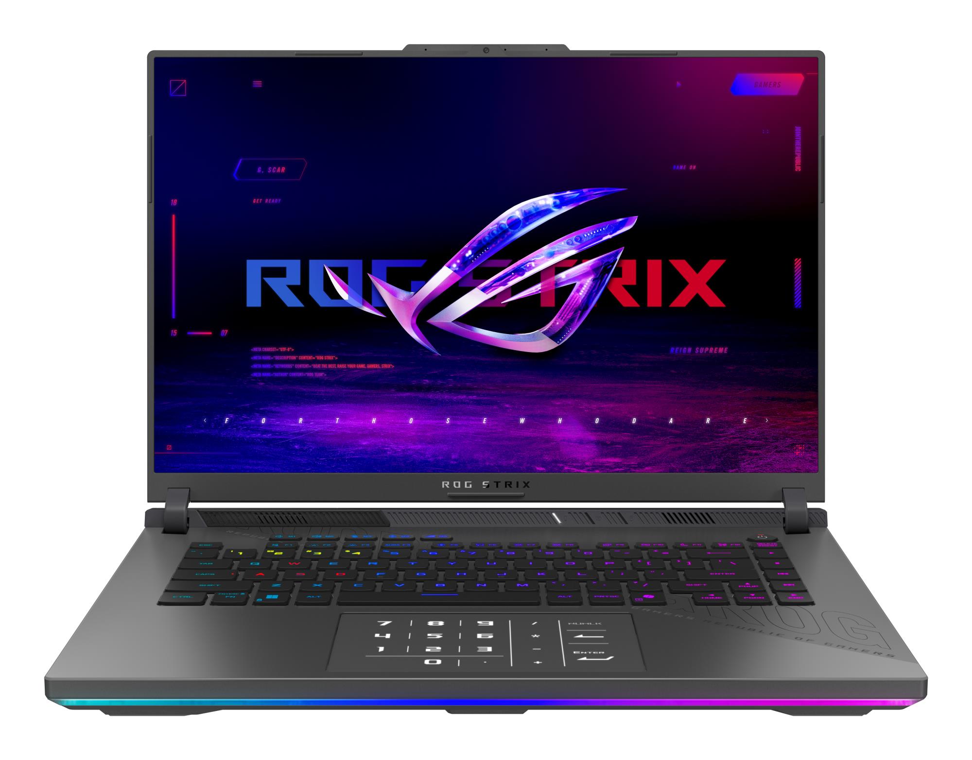Nešiojamasis kompiuteris ASUS ROG Strix G16 2025 16" QHD+ AMD Ryzen 9 9955HX 16GB DDR5 1TB SSD RTX 5070 Ti