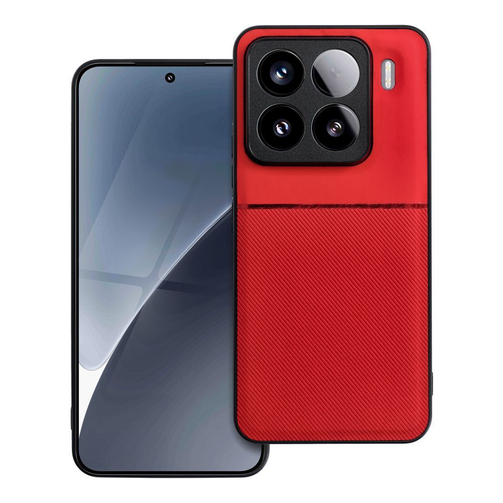 NOBLE dėklas telefonui XIAOMI 15 PRO raudonas