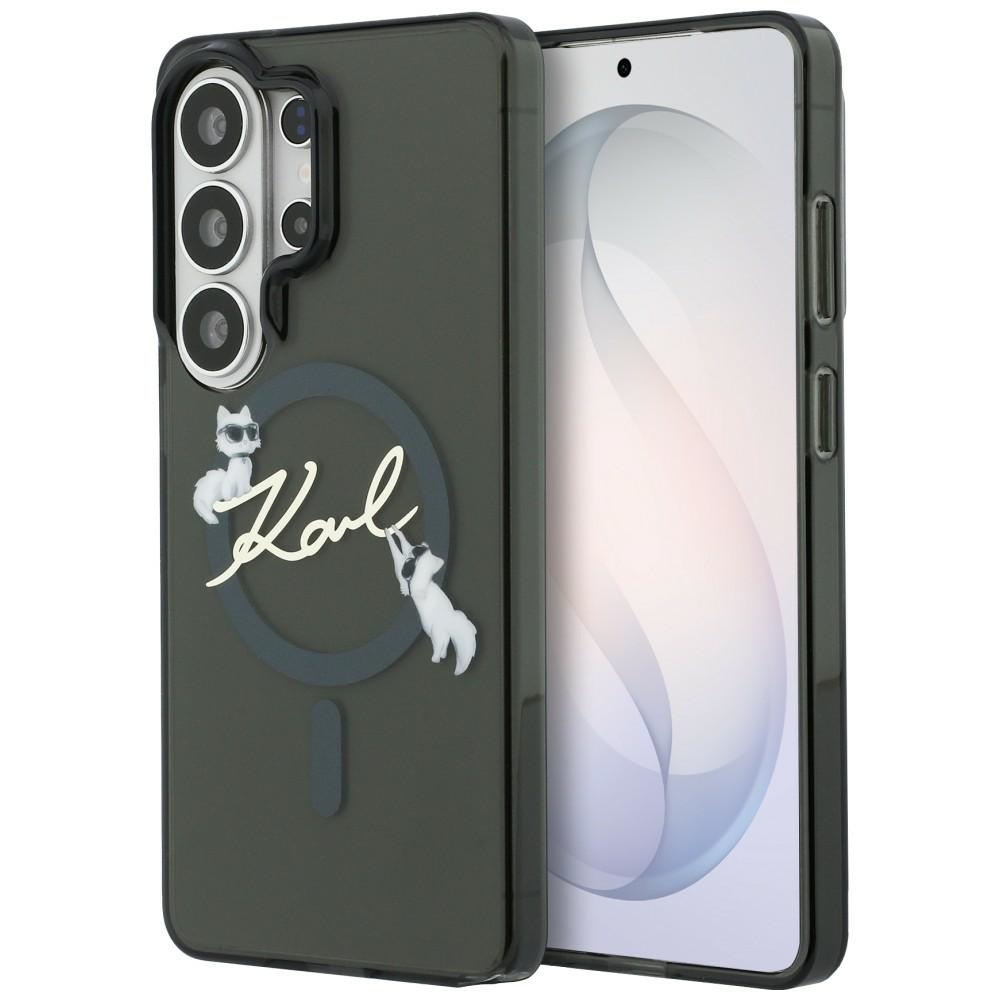 Karl Lagerfeld dėklas IML KC Script MagSafe skirtas Samsung Galaxy S26 Ultra juodas